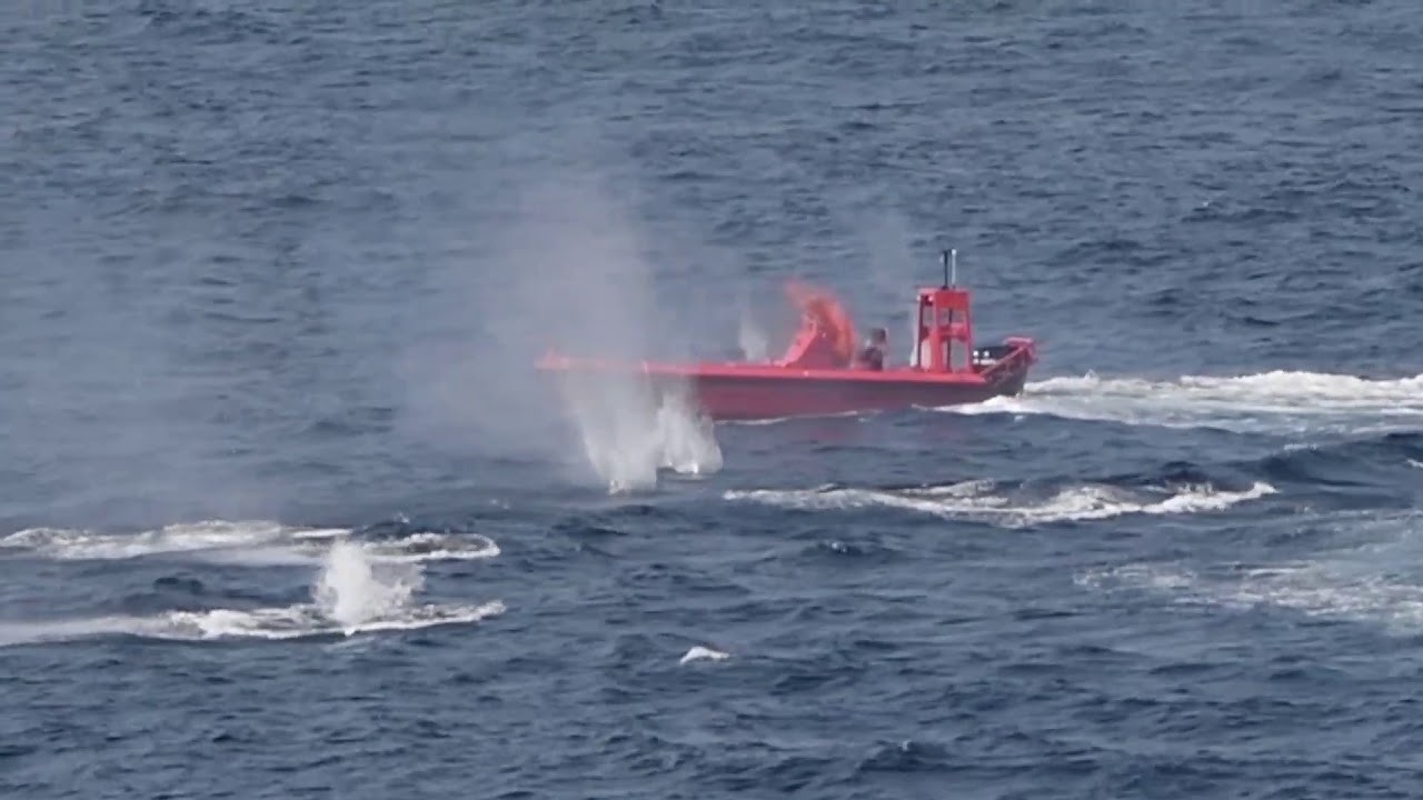 USS Boxer Conducts Live Fire Training on a Target Craft
