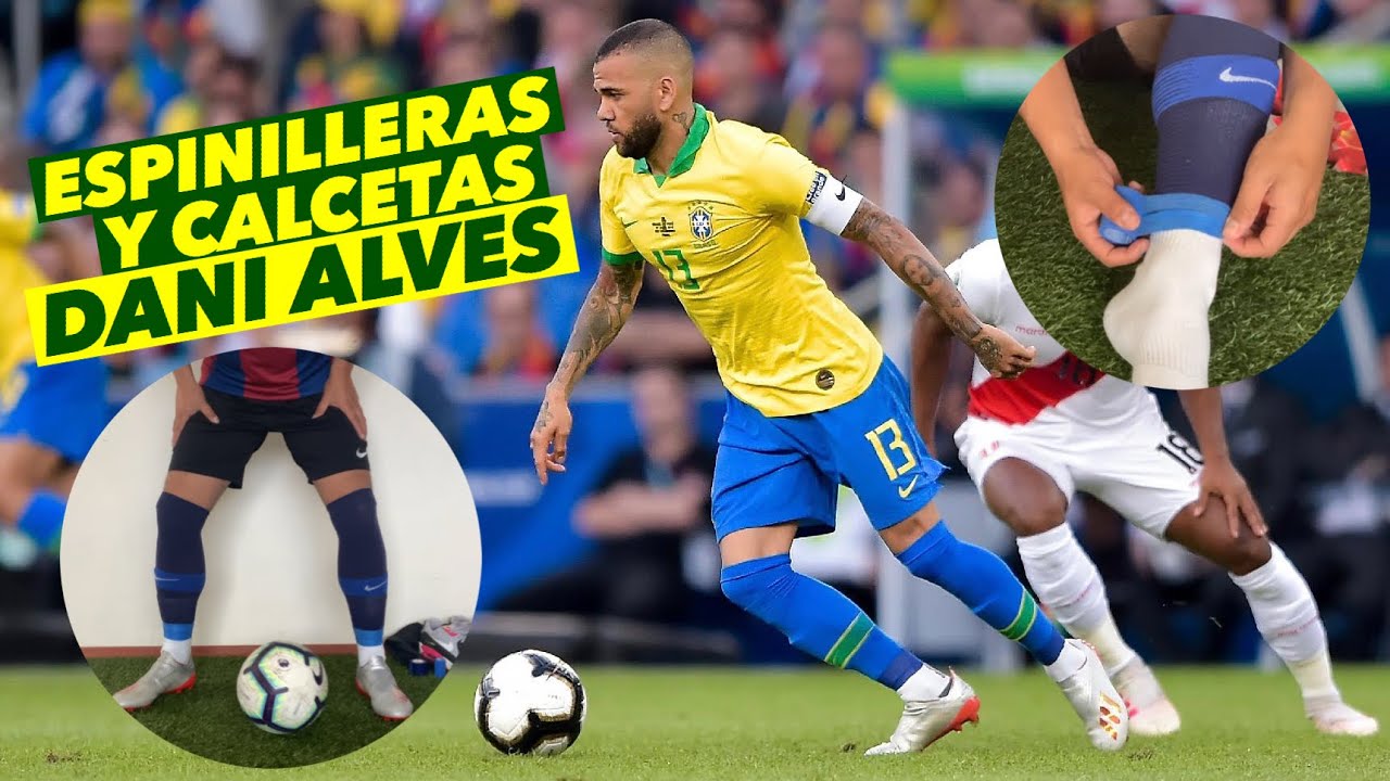 DANI ALVES | ESPINILLERAS Y CALCETAS | JUEGA COMO PROFESIONAL