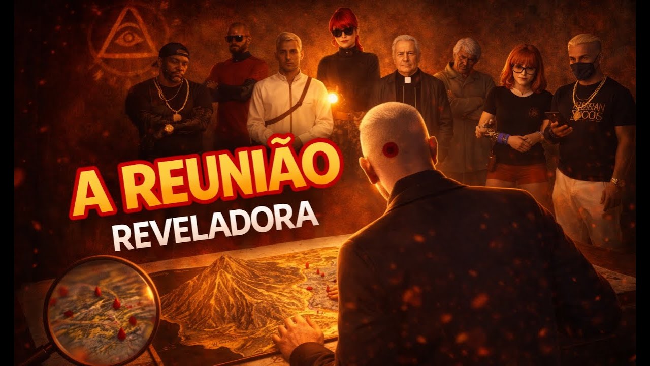 👁️ O Mapa do Enigma | A Reunião Secreta👁️-GTA RP - Ruiva Maligna