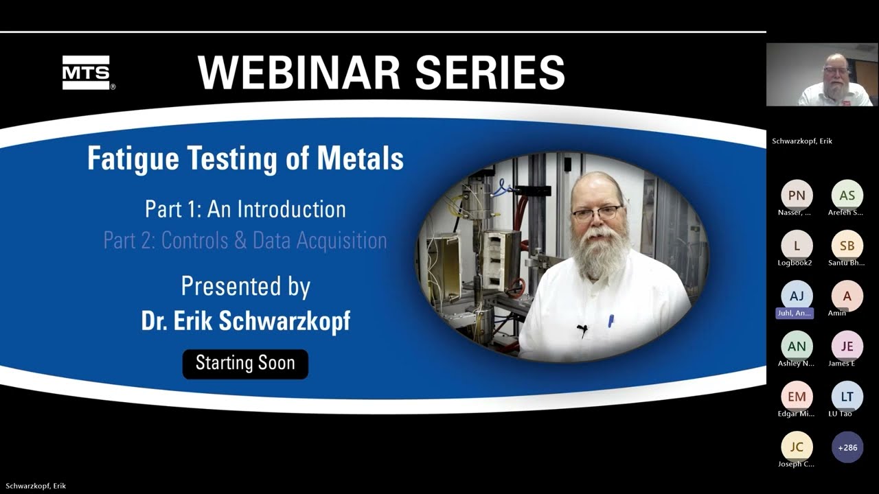 Webinar: Fatigue Testing of Metals | An Introduction