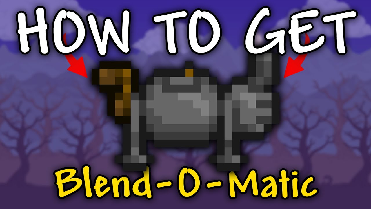 Как получить Blend O Matic в Terraria | Руководство по Bled-O-Matic