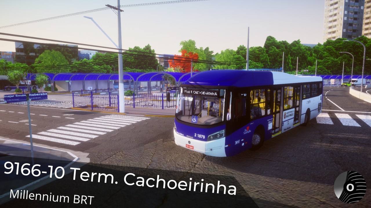 NOVO MAPA CCS - ZONA NORTE DE SP! 9166-10 TERM. CACHOEIRINHA com o MILLENNIUM BRT! Proton Bus