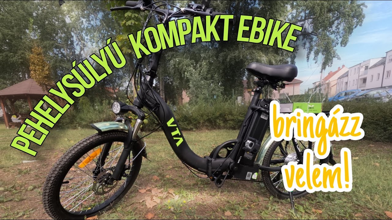 Hordozható EBIKE Élmény - FarkasMotor Volta VB1 Elektromos Kerékpár Bemutató