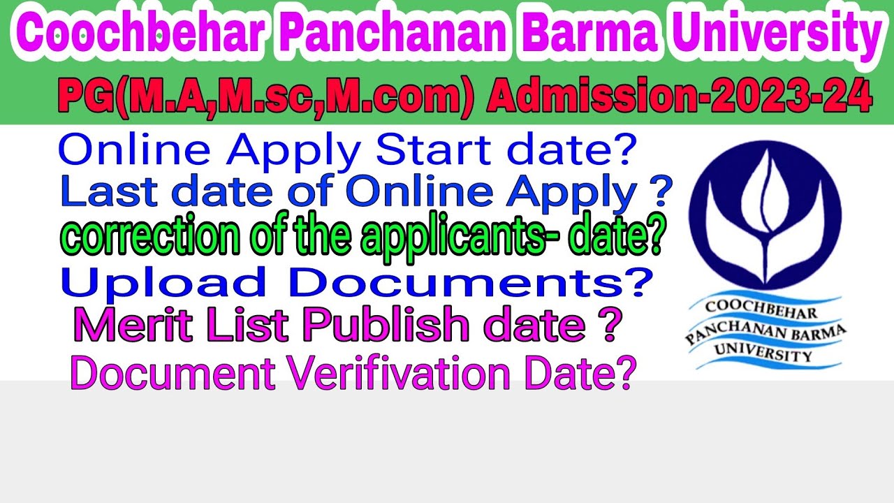 CBPBU PG(M.A,M.sc,M.com,etc) Admission- 2023-24