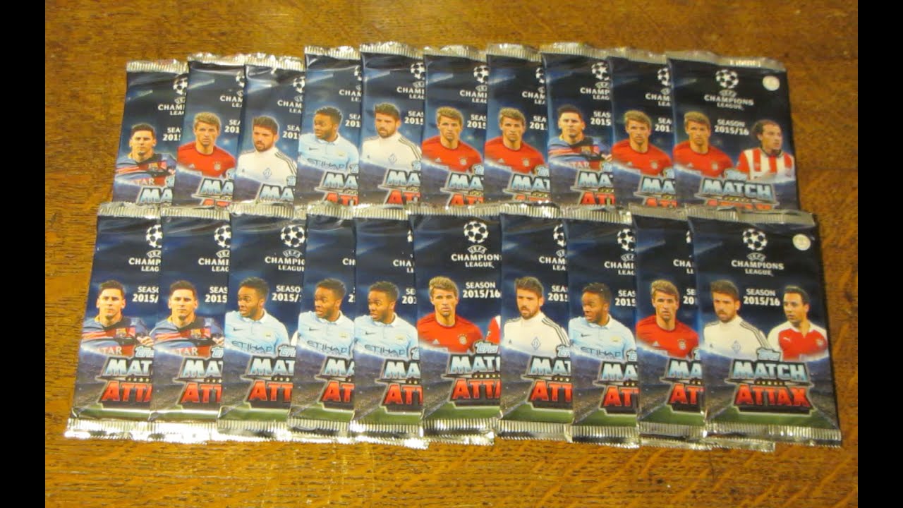 Match Attax 2015/16 Champions League 20 PACK OPENING!