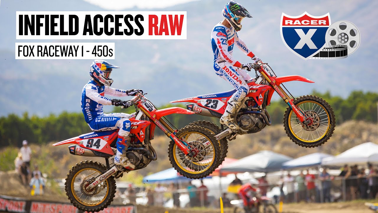 Infield Access: 2022 Fox Raceway 1 450 Class National Raw