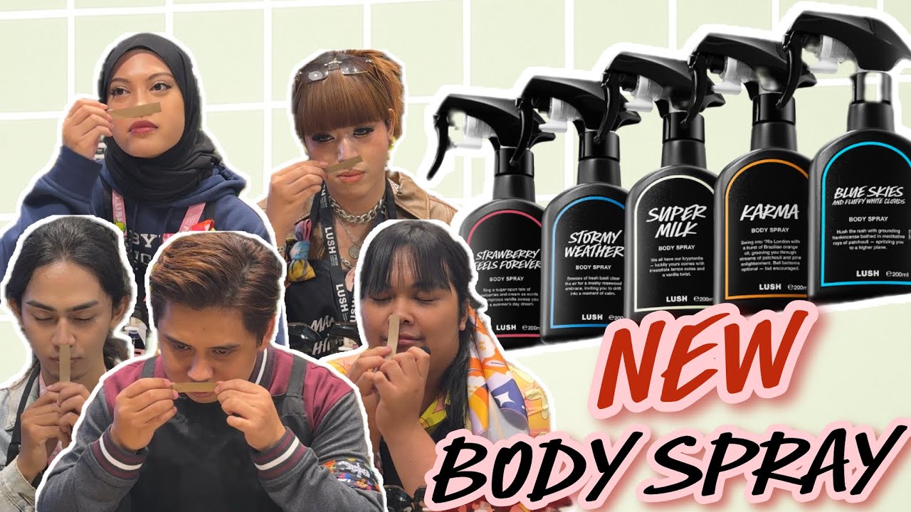 Blind pick TOP 5 LUSH NEW Body Spray ✨