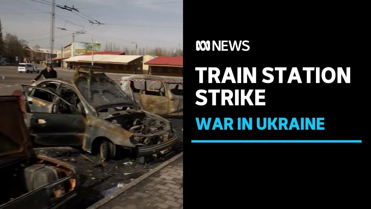 52 killed in Russian rocket strike on Ukrainian train station, rail company says | ABC News