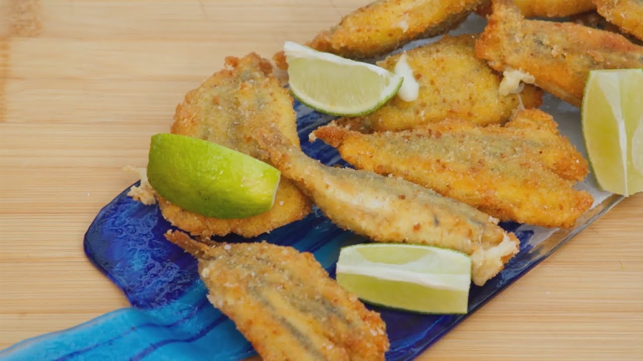 Alici fritte ripiene di provola | Cucina al mercato con Ruben