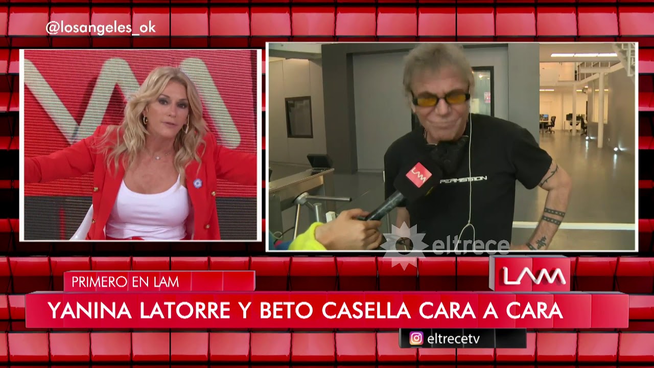 Beto Casella y Yanina Latorre frente a frente