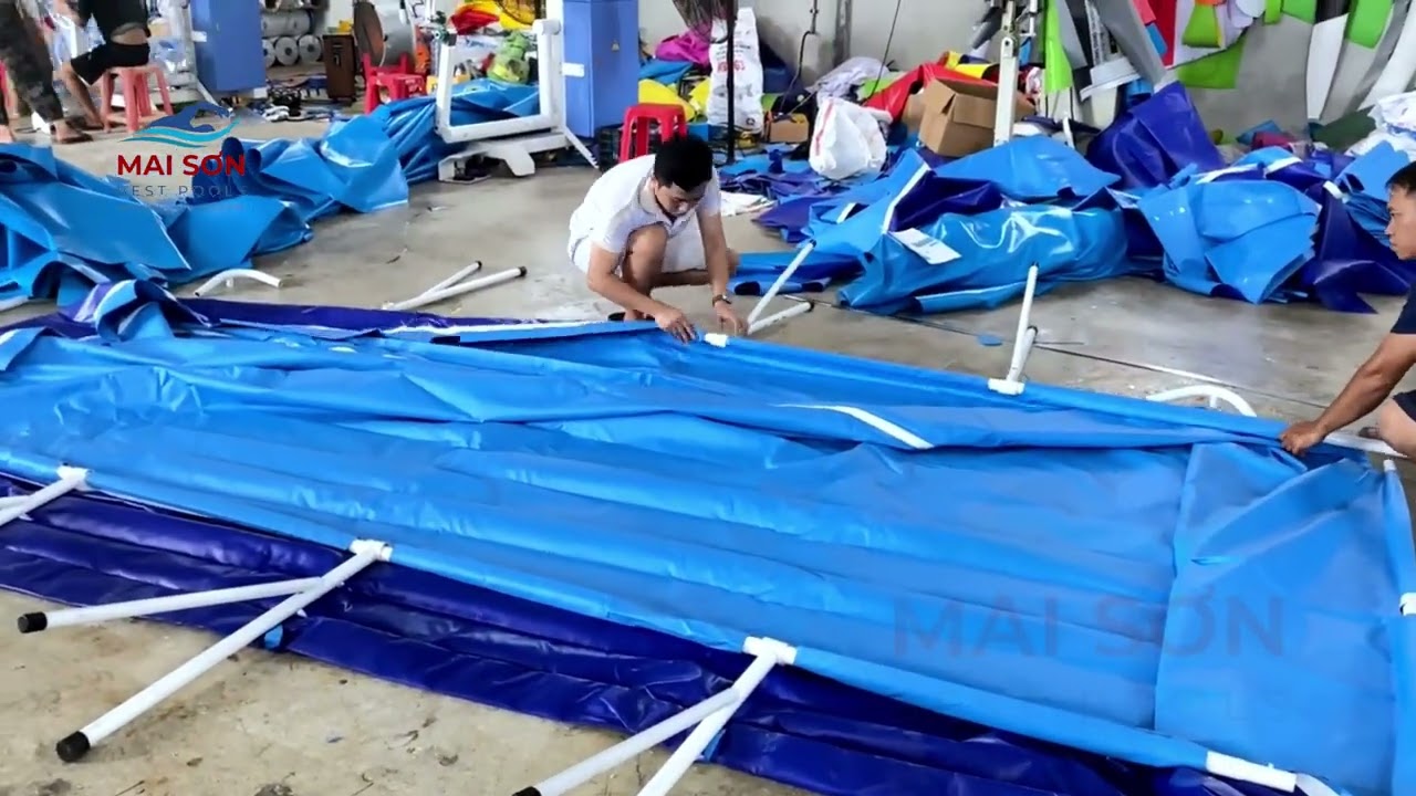 Hướng dẫn lắp đặt bể bơi chân K