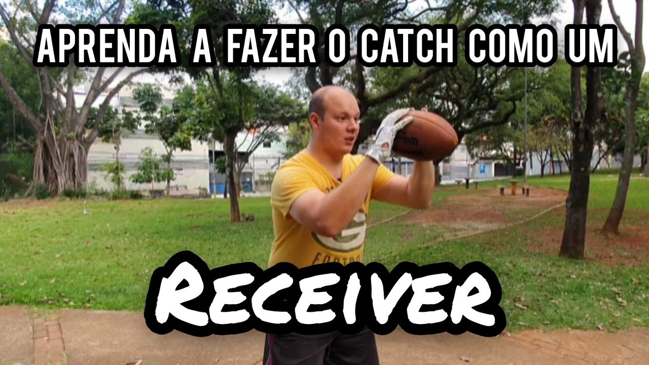 Como receber a bola de Futebol Americano! | Receiver Catch | Guia FA de Fundamentos #2