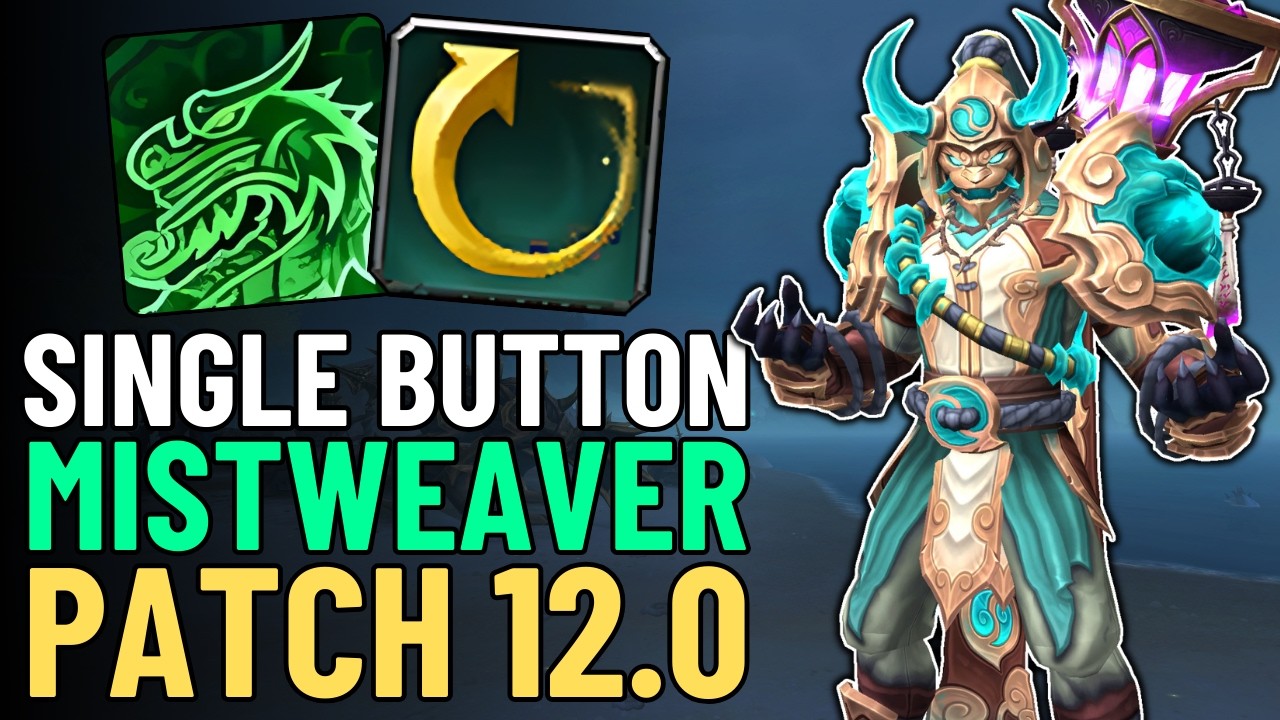 One Button Mistweaver Monk Guide | SBA Build for WoW Midnight