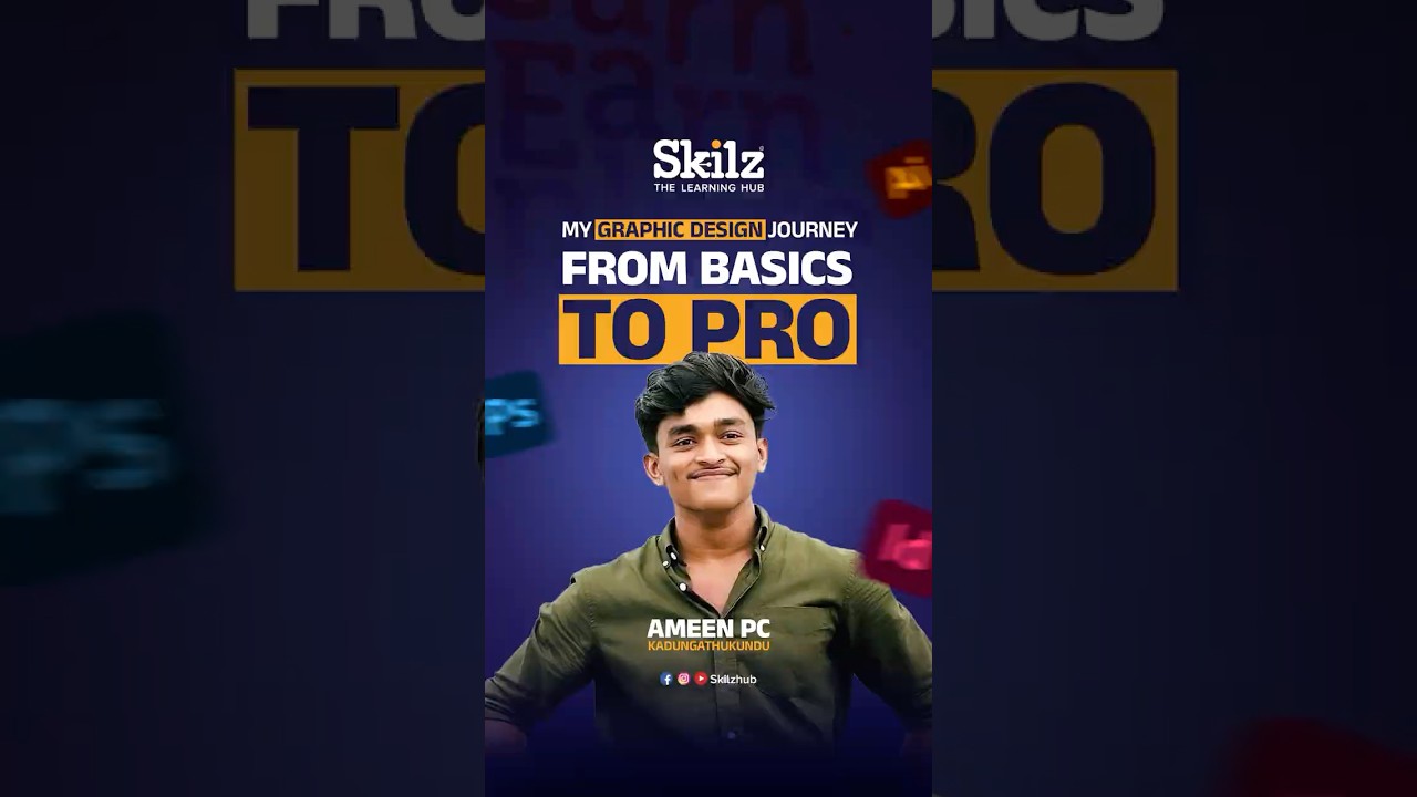 🚀 From Basics to Pro! 🎨✨| Graphic Designing | Skilz The Learning Hub