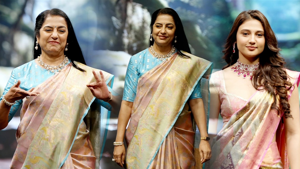 Actress Suhasini Ramp Walk Visuals With Ritika Nayak at Teach For Change Annual Fundraiser 2026