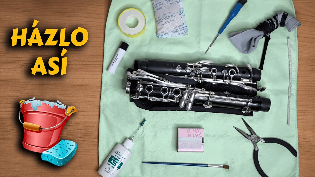 🎶¿Cómo LIMPIAR y cuidar el CLARINETE? Mantenimiento🛠️✅