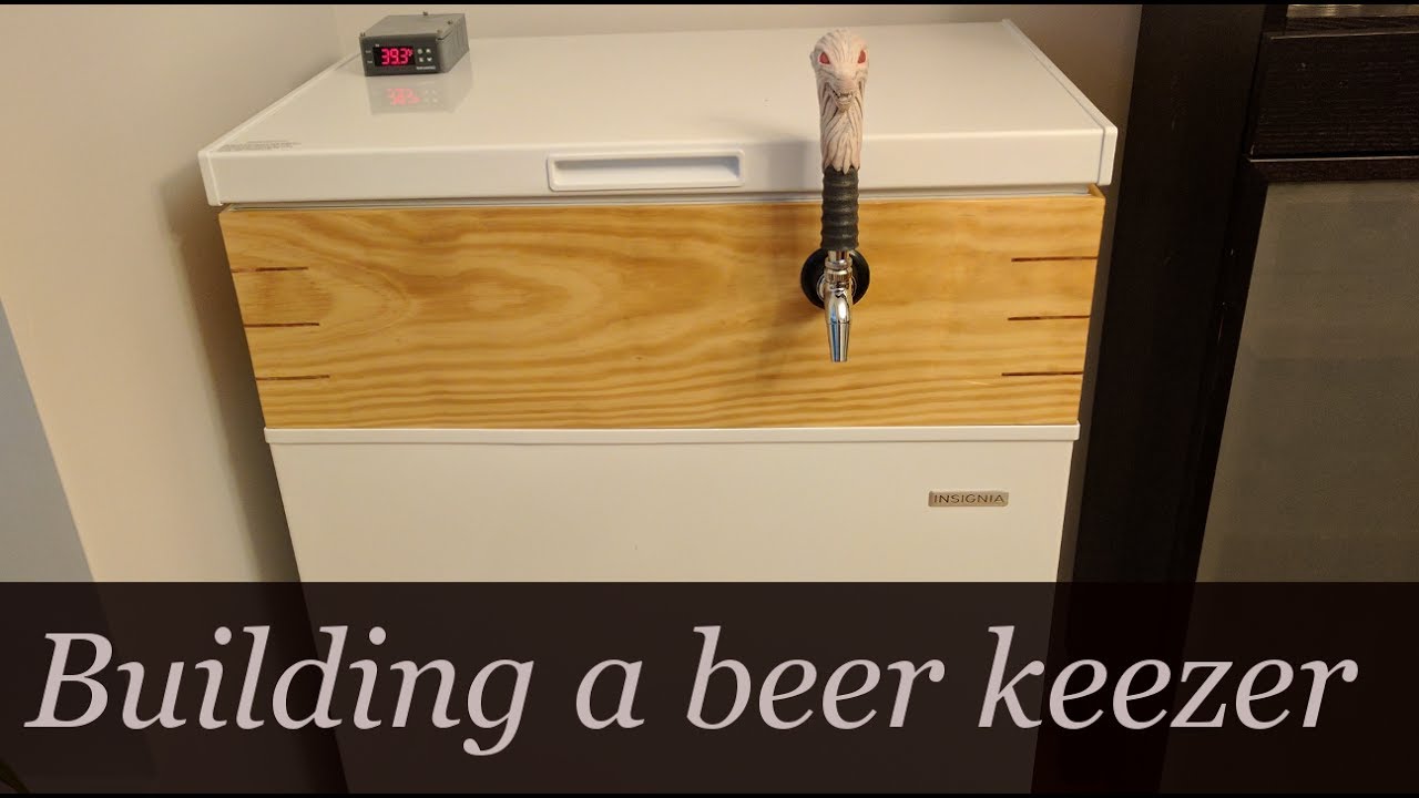 Building a collared beer keezer with Longclaw tap handle