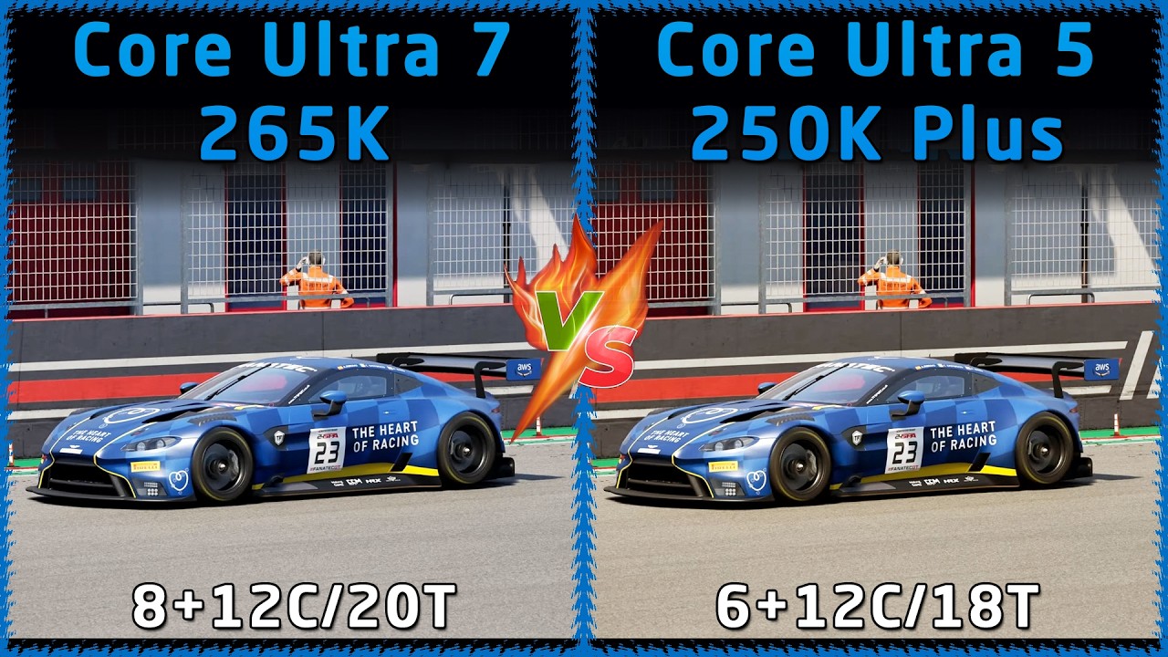 Intel Core Ultra 7 265K vs Intel Core Ultra 5 250K Plus