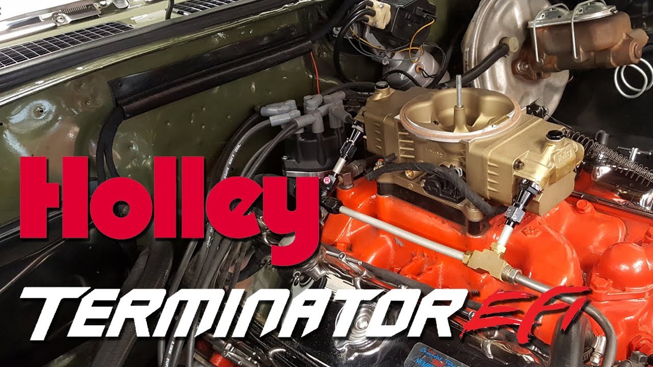 Установленный электронный впрыск топлива Holley Terminator Stealth — Chevelle SS 1968 года