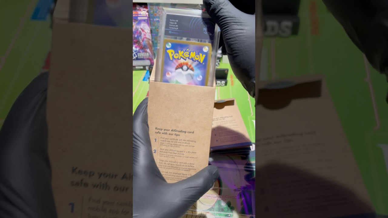 Rientri piccanti🌶️ #aigrading #shorts #shortvideo #pokemon #dragonball #unboxing