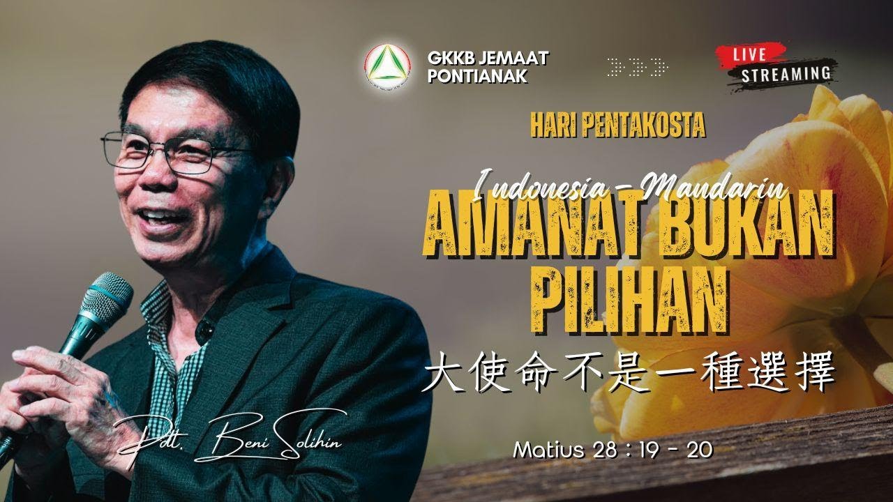Ibadah Raya GKKB Pontianak 08 Juni 2025