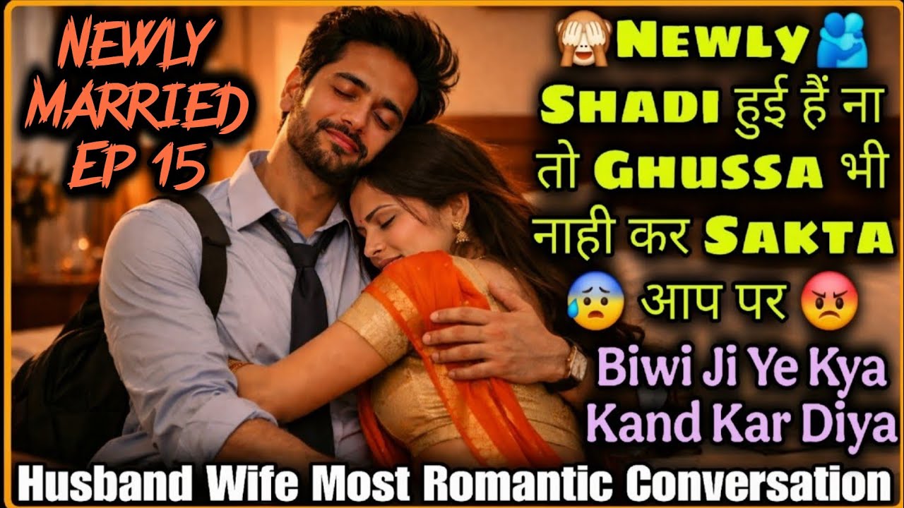 New shadi Hain Dat Bhi Nhi Sakta || Newly Married Ep 15 || Husband Wife Romantic Call Conversation