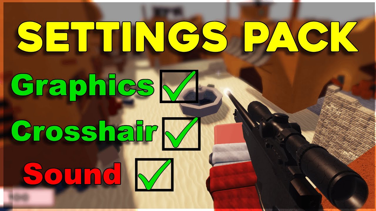 Roblox Arsenal **NEW PRO SETTINGS** (Summer 2025)