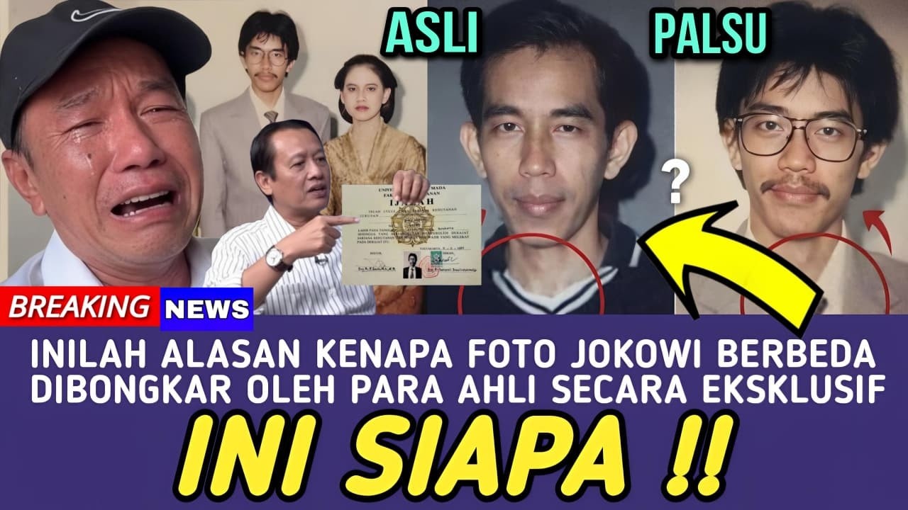 DIBONGKAR SECARA EKSKLUSIF !! INILAH ALASAN KENAPA FOTO JOKOWIDODO BEDA SATU DENGAN YANG LAIN