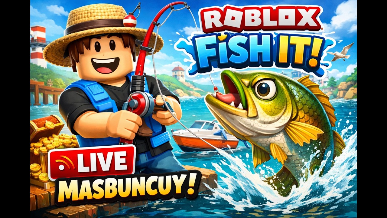 Fish It Live ! Roblox Game Play