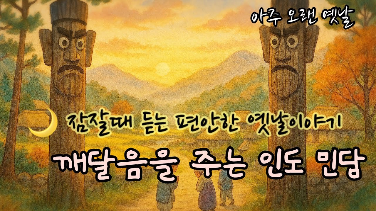 🌙깨달음을 주는 인도 전래동화/잠잘때 듣는 편안한 옛날이야기 / 수면 고전 오디오북