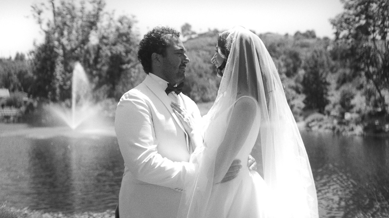 LUXURY WEDDING AT MONSERATE WINERY, CA | Brianna & Kareem full film shot on the Lumix S1II