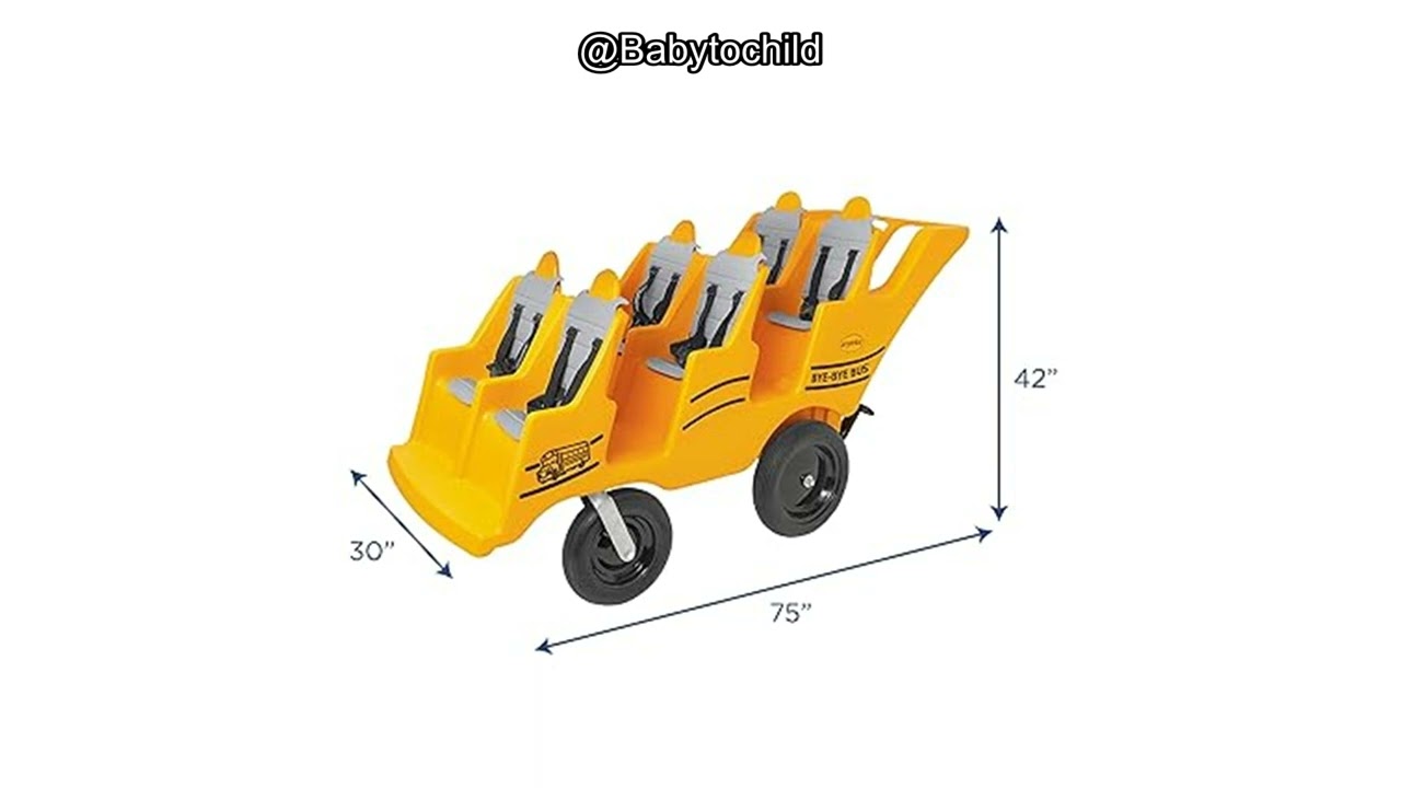Is the Children&rsquo;s Factory 6-Passenger Bye-Bye Buggy the Ultimate Daycare Stroller? Review.