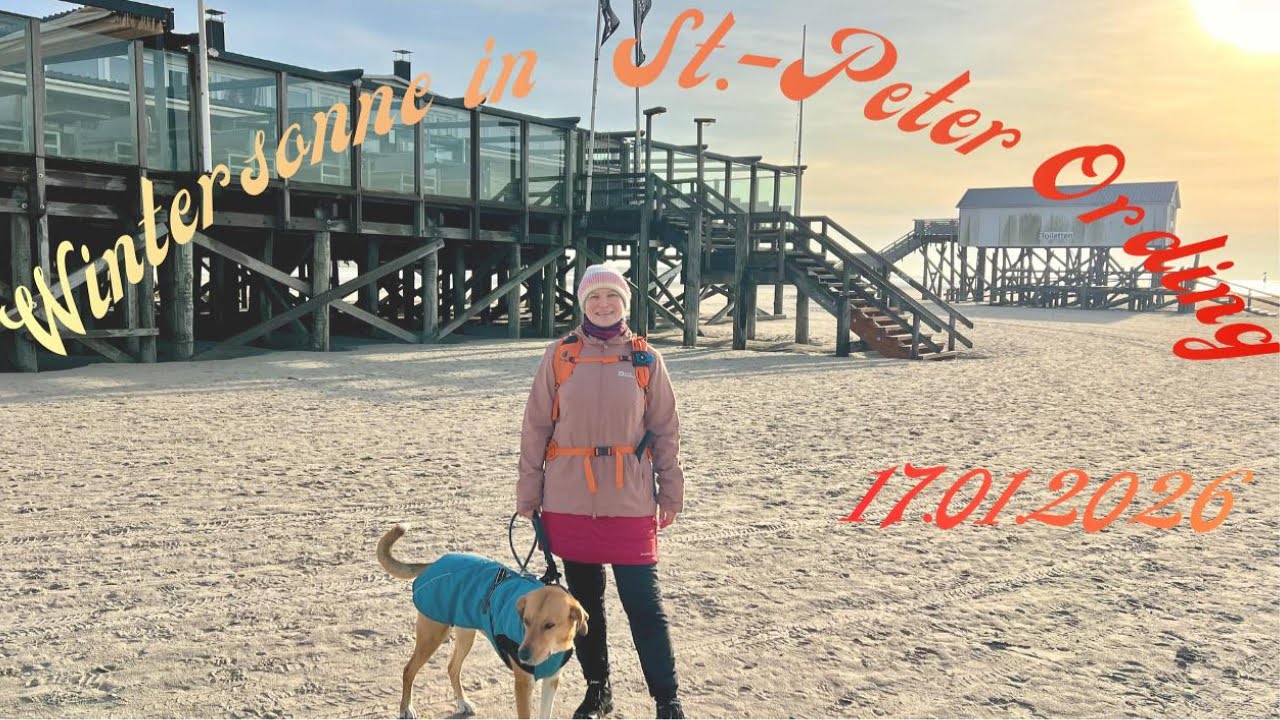 Wintersonne in St.-Peter Ording 🌊☀️