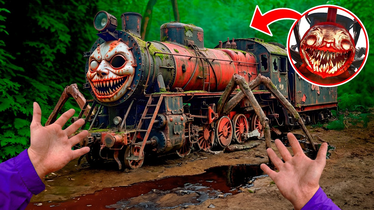 Starting & Test Driving Abandoned Choo Choo Charles Train | POV Restarting