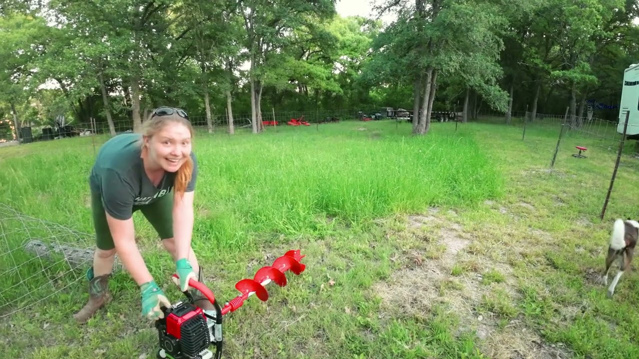 Playing With My New Auger