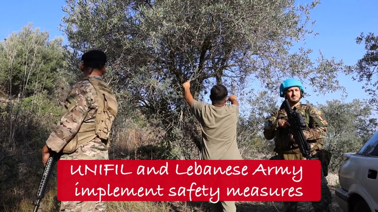 UNIFIL и ливанская армия принимают меры безопасности.