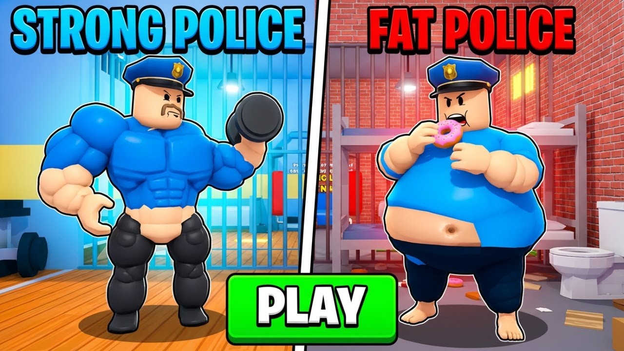 What I Learned from Comparing FAT and STRONG Police in Roblox Prison Run