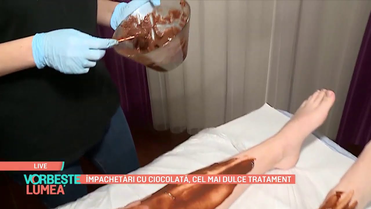 Împachetări cu ciocolată, cel mai dulce tratament