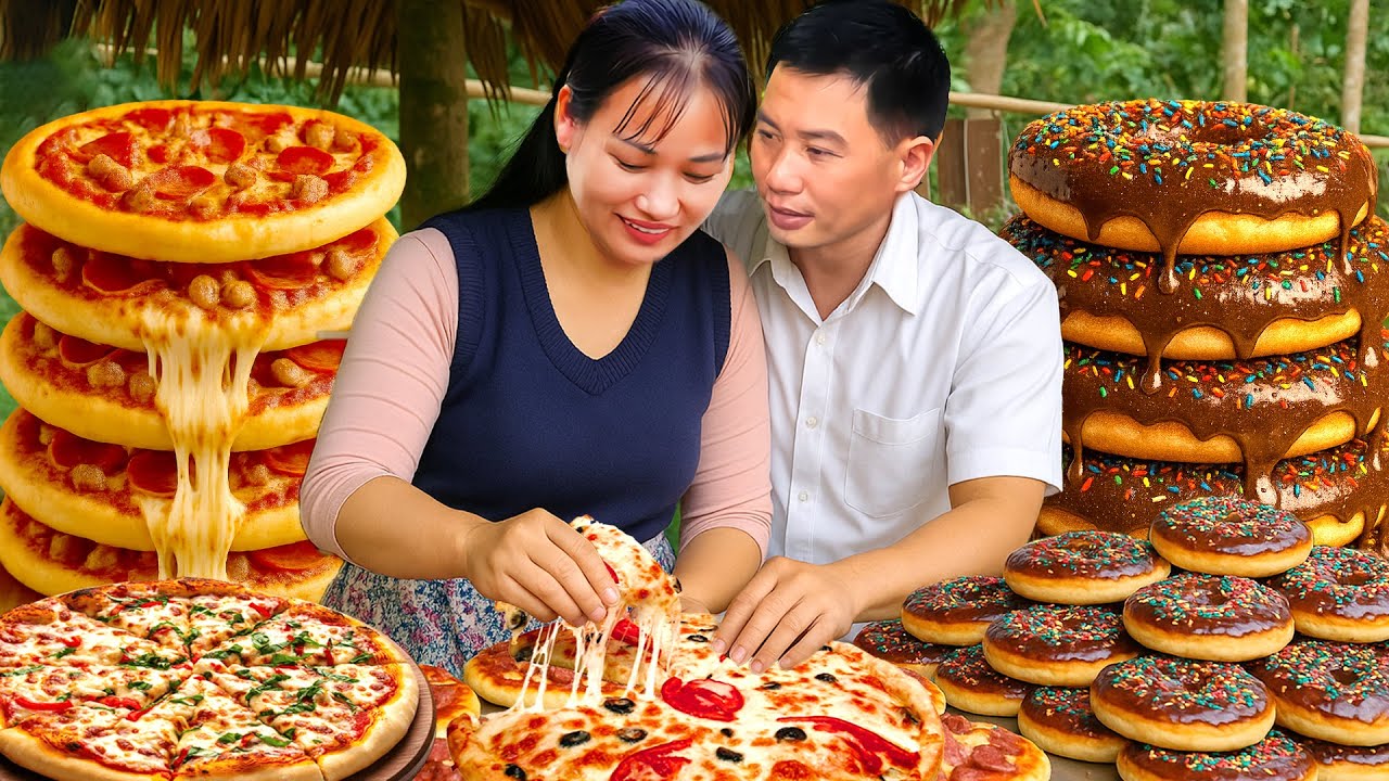 Happy Family Make Super Delicious Turkish Bread - Easy Recipe | Phuc An Daily Life