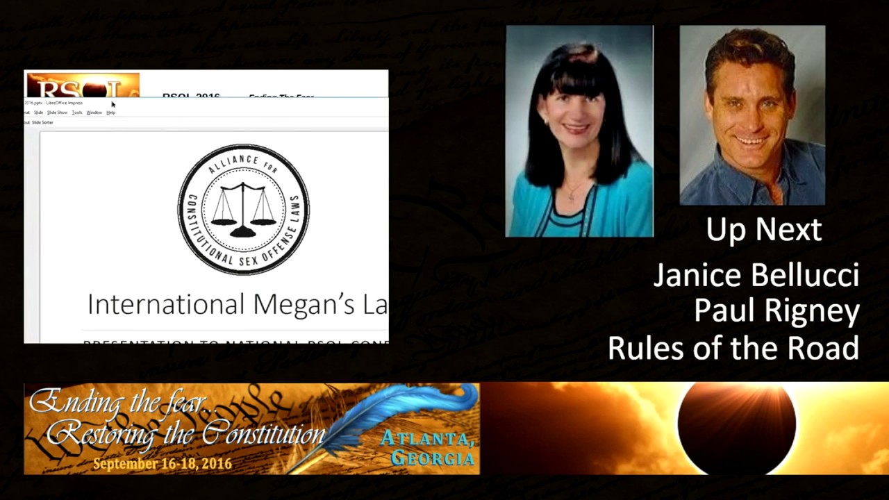 RSOL Conf 2016 International Travel - Rules of the Road Bellucci/Rigney