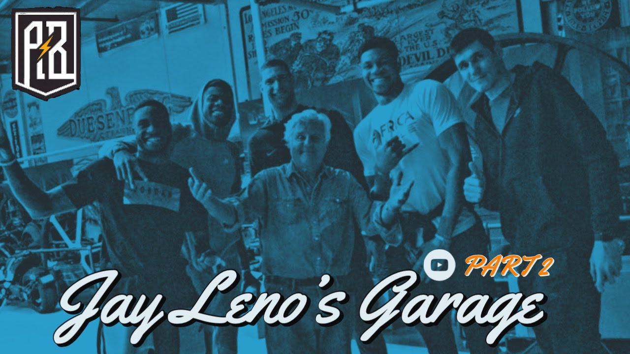 Thanasis, Giannis & Kostas check out world's FIRST electric car at Jay Leno's garage in LA! - Pt.2