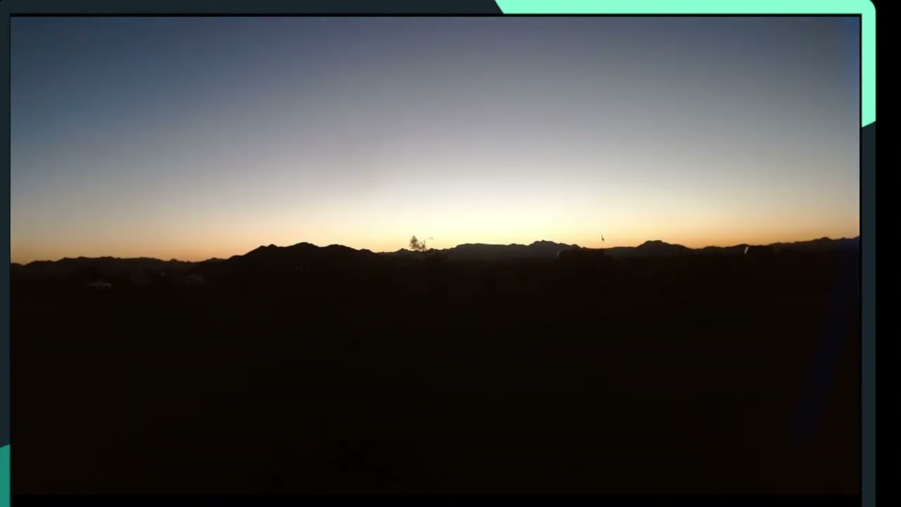 Arizona Sunrise // Quartzite Snowbirds
