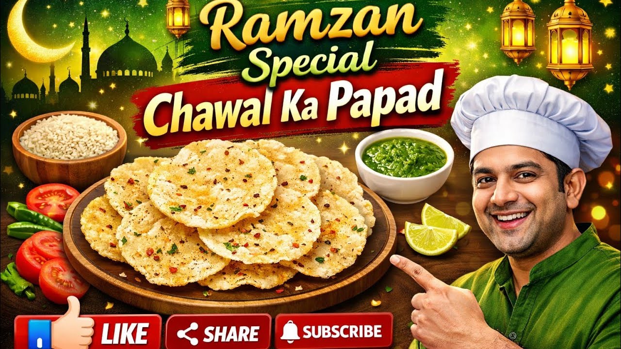 Ramzan special chawal ka papad #viral          # Ramzan special#The spice route is live