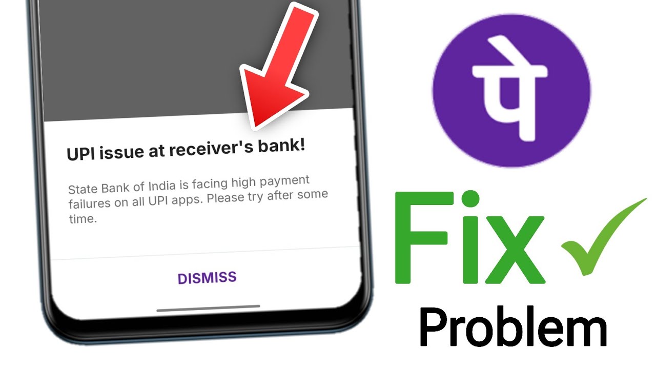 how to fix UPI issue at your bank || Sbi issue || Fix upi issue at receiver's bank problem