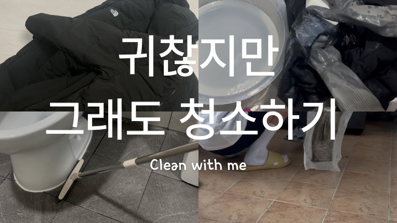 청소 vlog l 귀찮지만 그래도 청소하기