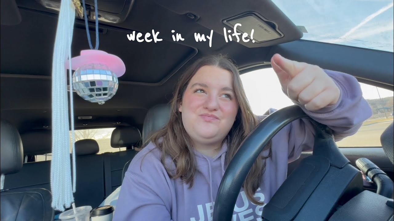 week in my life! | books, work, meal prep :)