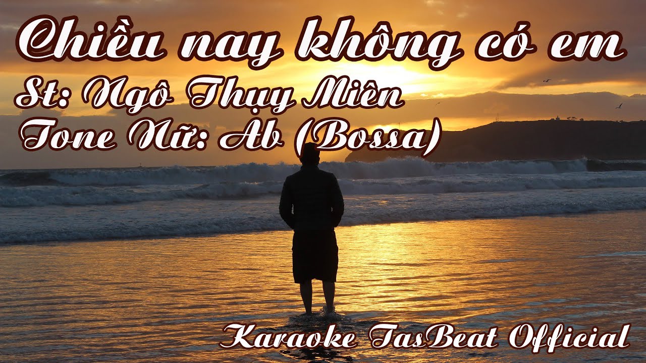 Karaoke Chiều Nay Không Có Em (Bossa) Tone Nữ | TAS BEAT