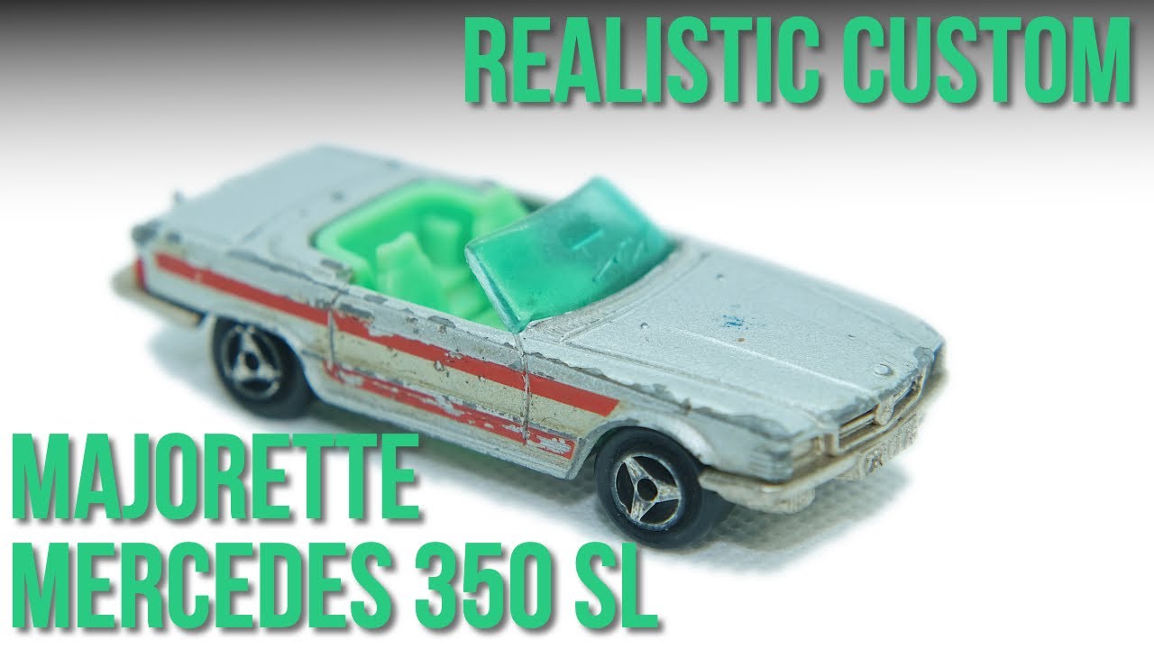 MAJORETTE custom: No. 213 Mercedes 350 SL (Mercedes vs. BMW build-off)