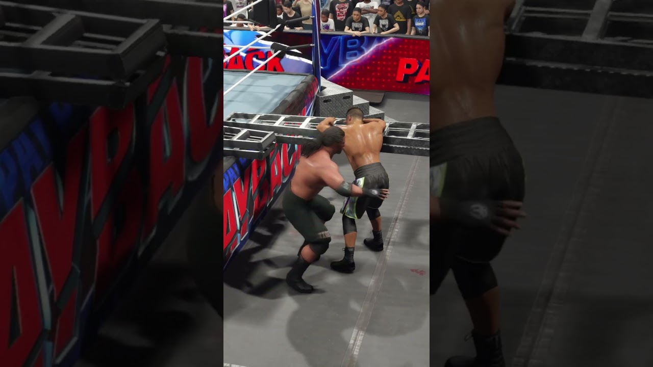 SUMMER SAULT ACTION IN RING SIDE ... #wwe #wwewrestler #wwegameplay #gameplay #wwe2kgameplay