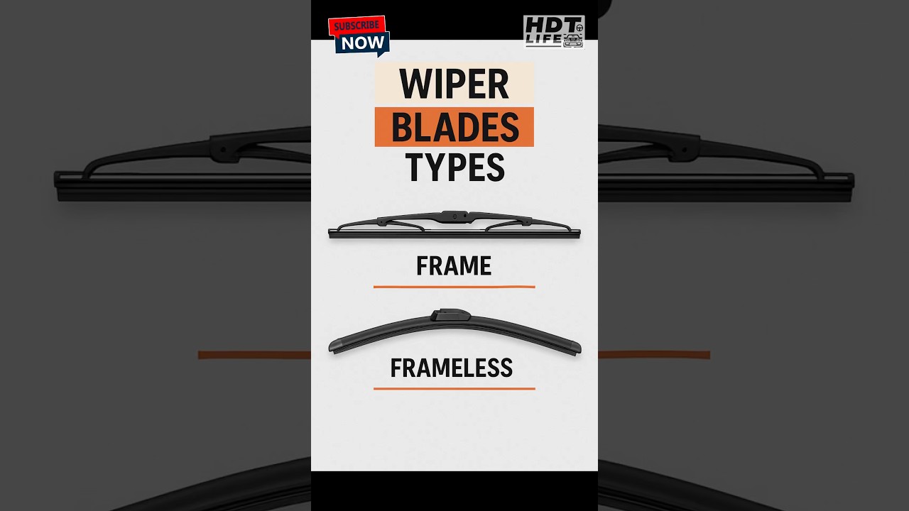Frame vs Frameless Wiper Blades – Which One Is Better?#carknowledge #carwiper#viralshorts